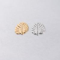 Stainless Steel Pendants 304 Stainless Steel Leaf DIY Approx 2mm Sold By PC