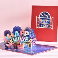 Paper 3D Greeting Card, handmade, Foldable & 3D effect, 150x200mm, Sold By PC