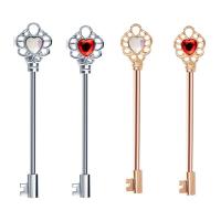 Stainless Steel Straight Barbell, 304 Stainless Steel, Heart, Vacuum Ion Plating, fashion jewelry & for woman, more colors for choice, 1.60x38mm, Sold By PC