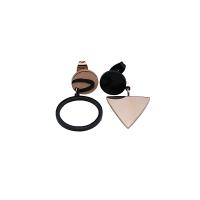 Titanium Steel Drop Earring rose gold color plated fashion jewelry & for woman rose gold color 30mm Sold By Pair
