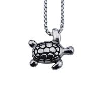 Titanium Steel Pendants, Turtle, anoint, 25x23mm, Sold By PC