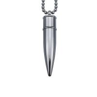 Titanium Steel Pendants, Bullet, polished, 47mm, Sold By PC