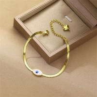 Bracelet d'acier titane, avec 1.97inch chaînes de rallonge, bijoux de mode & pour femme, plus de couleurs à choisir, Longueur:Environ 6.69 pouce, Vendu par PC