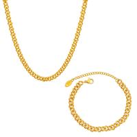 Rustfrit stål smykker sæt, Titanium Stål, med 5cm extender kæde, forskellige stilarter for valg & for kvinde, flere farver til valg, 6mm, Solgt af PC