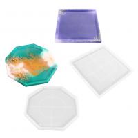 DIY Epoxy Mold Set, Silicone, Different Shape for Choice, white, Sold By PC