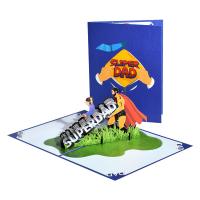 Grußkarte, Papier, handgemacht, Faltbare & 3D-Effekt, 150x150mm, verkauft von PC