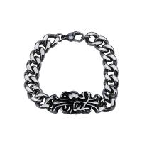Bracelet d'acier titane, Oindre, bijoux de mode & pour homme, 210mm, Vendu par PC