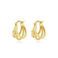 925 Sterling Silver Drop &  Dangle Earrings, gold color plated, fashion jewelry & for woman, gold, 15x7.80mm, Sold By PC