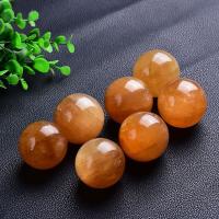 Citrine Decoration Round polished for home and office Sold By PC