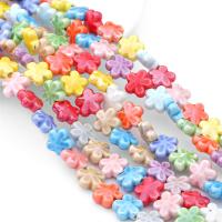 Porcelain Jewelry Beads Flower DIY 12mm Sold By PC