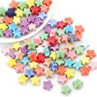 Porcelain Jewelry Beads, Star, DIY, more colors for choice, 14mm, Sold By PC