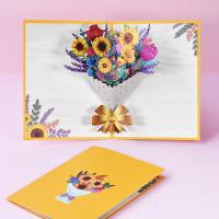 Paper 3D Greeting Card handmade Foldable & 3D effect Sold By PC