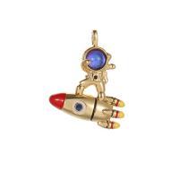 Brass Jewelry Pendants, with Cats Eye, gold color plated, different styles for choice, more colors for choice, 23x33mm, Sold By PC