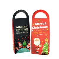 Papír Christmas Gift Box, nyomtatás, Karácsonyi design, több színt a választás, 105x60x225mm, Által értékesített PC