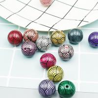 Acryl Schmuck Perlen, Drucken, DIY & verschiedene Größen vorhanden, Zufällige Farbe, verkauft von PC