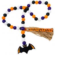 Hemu Beads Hanging Ornaments handmade Halloween Design & Halloween Jewelry Gift 850mm Sold By PC