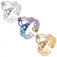 Ring Finger Titantium stali, Koło, biżuteria moda & dla kobiety, dostępnych więcej kolorów, rozmiar:8, sprzedane przez PC