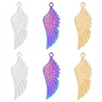 Stainless Steel Pendants, 304 Stainless Steel, Vacuum Ion Plating, fashion jewelry & for woman, more colors for choice, 36x13mm, Sold By PC