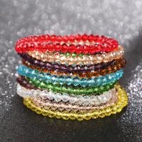 Bracelets de cristal, normes différentes pour le choix & pour femme & facettes, plus de couleurs à choisir, Longueur:Environ 18 cm, Vendu par PC