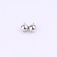 Zinc Alloy Magnetic Clasp Round plated DIY nickel lead & cadmium free Sold By Pair
