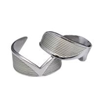 304 Stainless Steel Cuff Finger Ring, Vacuum Ion Plating, fashion jewelry & Unisex, more colors for choice, 9mm, Sold By PC