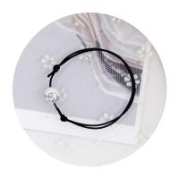 Fashion Create Wax Cord Bracelets Flat Round Adjustable & fashion jewelry & Unisex 12mm Length 16-25 cm Sold By PC