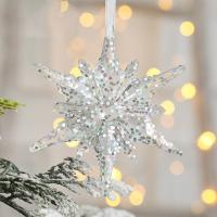PVC Plastic Christmas Hanging Ornaments DIY clear Sold By PC