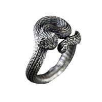 aleación de zinc Anillo de dedo Cuff, Serpiente, chapado, Ajustable & unisexo, más colores para la opción, Vendido por UD