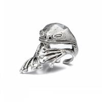 Zinc Alloy Finger Ring Frog plated Adjustable & Unisex Sold By PC