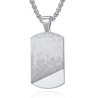 Titanium Steel Necklace plated & for man Length Approx 17.7 Inch Sold By PC
