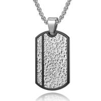 Titanium Steel Necklace plated & for man Length Approx 17.7 Inch Sold By PC
