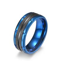 Titantium Steel finger ring, Titan Stål, plated, olika storlek för val & för människan, fler färger för val, 23mm, Säljs av PC