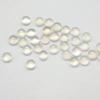 White Agate Cabochon, Oval, DIY & different size for choice, Sold By PC