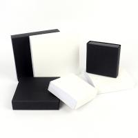 Schmuck Geschenkkarton, PE Kunststoff, mit Papier, Quadrat, Staubdicht & verschiedene Größen vorhanden, keine, verkauft von PC