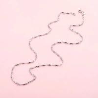 925 Sterling Silver Necklaces, Cartoon, different size for choice & for woman, silver color, Sold By PC