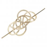 Hair Stick Zinc Alloy plated for woman nickel lead & cadmium free Sold By PC