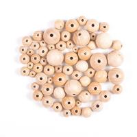 Buchenholz Perle, rund, DIY & verschiedene Größen vorhanden, ca. 1000PCs/Tasche, verkauft von Tasche