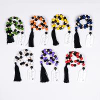 Hanging Ornaments, Schima Superba, Round, more colors for choice, 16mm,14mm, Length:Approx 83 cm, Sold By PC