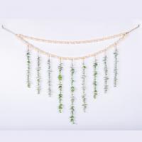 Hanging Ornaments, Schima Superba, with Linen, Double Layer, mixed colors, 12mm,20mm, Length:Approx 90 cm, Approx 102 cm, Sold By PC