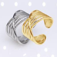 Prst prsten z nerezové oceli, 304 Stainless Steel, módní šperky & pro ženy, více barev na výběr, 15mm, Prodáno By PC