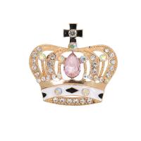 Tibetan Style Cell Phone DIY Kit, Crown, plated, with rhinestone, more colors for choice, nickel, lead & cadmium free, 51x47mm, Sold By PC