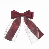 Hair Accessories DIY Findings, Polyester, Bowknot, handmade, more colors for choice, 115x160mm, Sold By PC