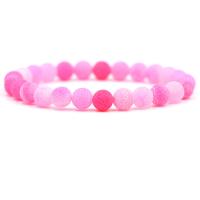 Gemstone Bracelets, Natural Stone, fashion jewelry & for woman, more colors for choice, 190mm, Sold By PC