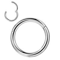 Stainless Steel Nose Piercing Jewelry, 316L Stainless Steel, Donut, Unisex & different size for choice, original color, Sold By PC