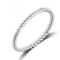 Sterling Silver Jewelry Finger Ring, 925 argento sterlina, Ciambella, per la donna, argento, 1.60x18mm, Venduto da PC