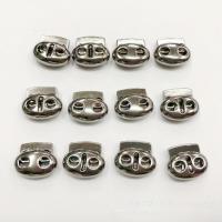Zinc Alloy Spring Stopper Buckle plated DIY metallic color plated Sold By PC