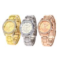 Women Wrist Watch, Tibetan Style, with Glass & 304 Stainless Steel, waterproofless & Chinese movement & for woman & with rhinestone, more colors for choice, nickel, lead & cadmium free, 40*9mm, Sold By PC