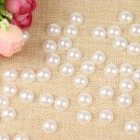 ABS Plastic Pearl flat back cabochon, Dome, DIY & different size for choice, more colors for choice, Sold By Bag