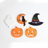 Schima Superba Pendentif, Bijoux d'Halloween & styles différents pour le choix, plus de couleurs à choisir, 80x5mm, Vendu par PC