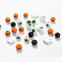 Schima Superba Abalorio, Diseño de Halloween & Bricolaje & diferentes estilos para la opción, más colores para la opción, 25mm, aproximado 100PCs/Bolsa, Vendido por Bolsa